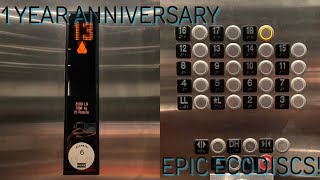 (1 Year!) AWESOME KONE Ecodisc Traction Elevators | The Westin Hotel | Lombard, IL