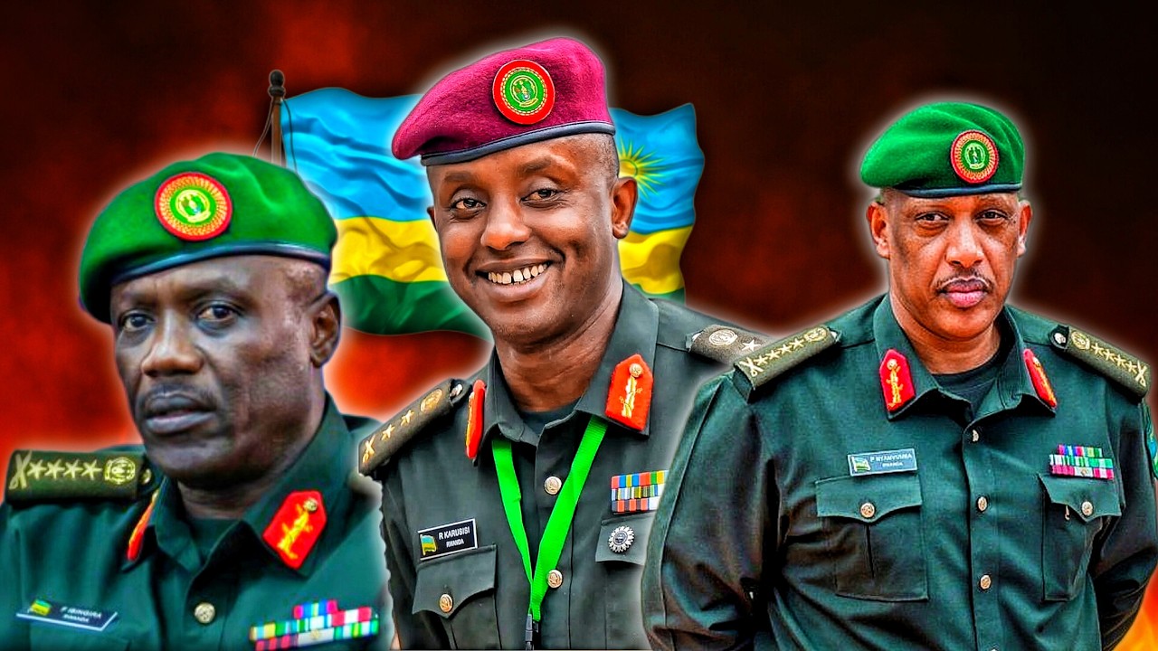 ABA GENERALS 10 BA MBERE BAKOMEYE MU RWANDA MUMATEKA Y'IGISIRIKARE CYA RDF