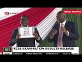 WATCH AS CS MAGAMBO PRESENTS THE KCSE RESULTS AT AIC CHEBISAS HIGH SCHOOL