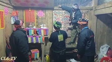 iu miền zqua ztang làm nghi lễ cấp sắc 3+7 đen của người dao đỏ (p1)/CLS TV/