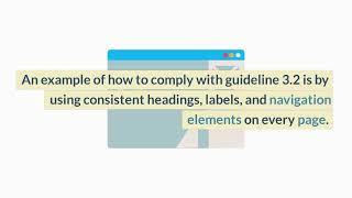 What is WCAG 2.1 guideline 3.2 Predictable with examples