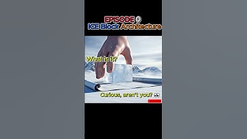 EPISODE 0 : step0 ICE Block Architecture  What is it? #miniature #ice #build #architecture #asmr #ai