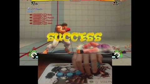 SSFIV: Ryu Trials -With one hand-