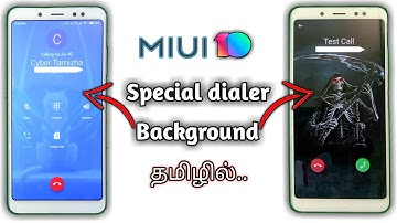 MIUI 10 | Change Incoming Outgoing Call Background | MIUI 10 Caller Screen Change | Cyber Tamizha
