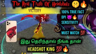 Real Truth about Headshots ? Pointer speed , dpi , sensitivity for Headshots ? MUST WATCH  Tamil