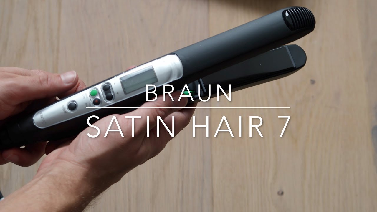 voordelig Roei uit Lief Braun Satin Hair 7 ST710 Iontec Straightener - YouTube