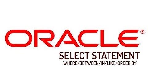 Oracle - SQL Plus - Select Statement