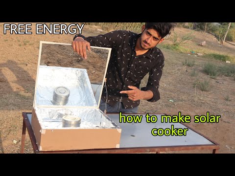 How to make solar cooker सोलर कुकर बनाएं सरल तरीके से