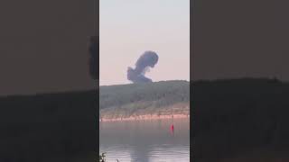 Russian Military Bomber Goes DOWN During Training Mission #shorts