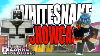 Roblox Bizarre Adventures Whitesnake Showcase