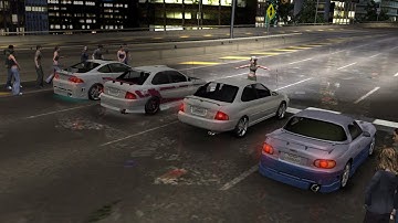 NFS Underground Race Through Part 6. Hard Difficulty | Manual Transmission | Nissan Sentra Spec V.