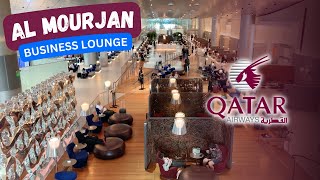 QATAR's MASSIVE BUSINESS LOUNGE in DOHA (AL MOURJAN Lounge)