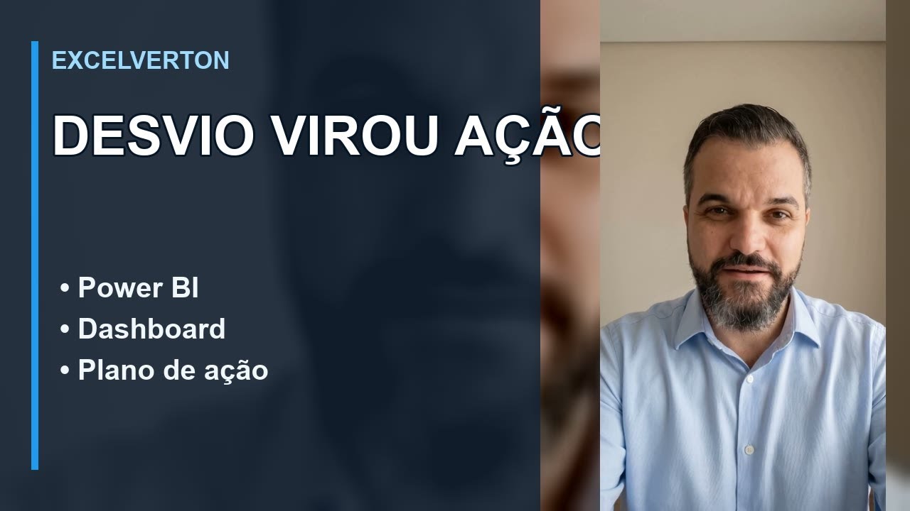 Melhoria contínua no Power BI: do desvio ao plano de ação #Shorts