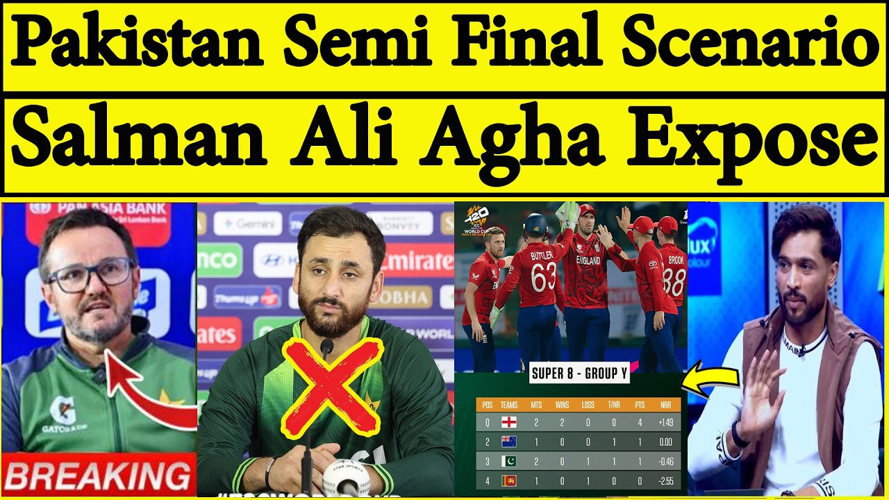 Pakistan Semi Final Scenario after Eng Beat Pak | Mike Hesson Angry on Salman Ali Agha | Pak vs Eng