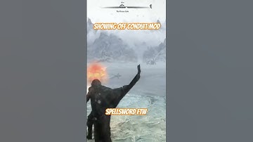 Showing off the Conduit mod in #nolvus #skyrim that makes you a legit spellsword. #moddedskyrim