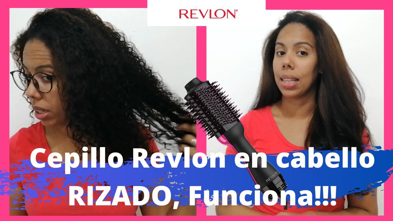 CEPILLO REVLON ONE STEP Hair Dryer y Voluminizador  SECANDO MIS RIZOS  🤔CUANTO DURO? DAÑO MIS RIZOS? 