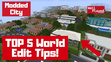 Top 5 World Edit Tips For Minecraft Cities | Minecraft Modded City Ep 23