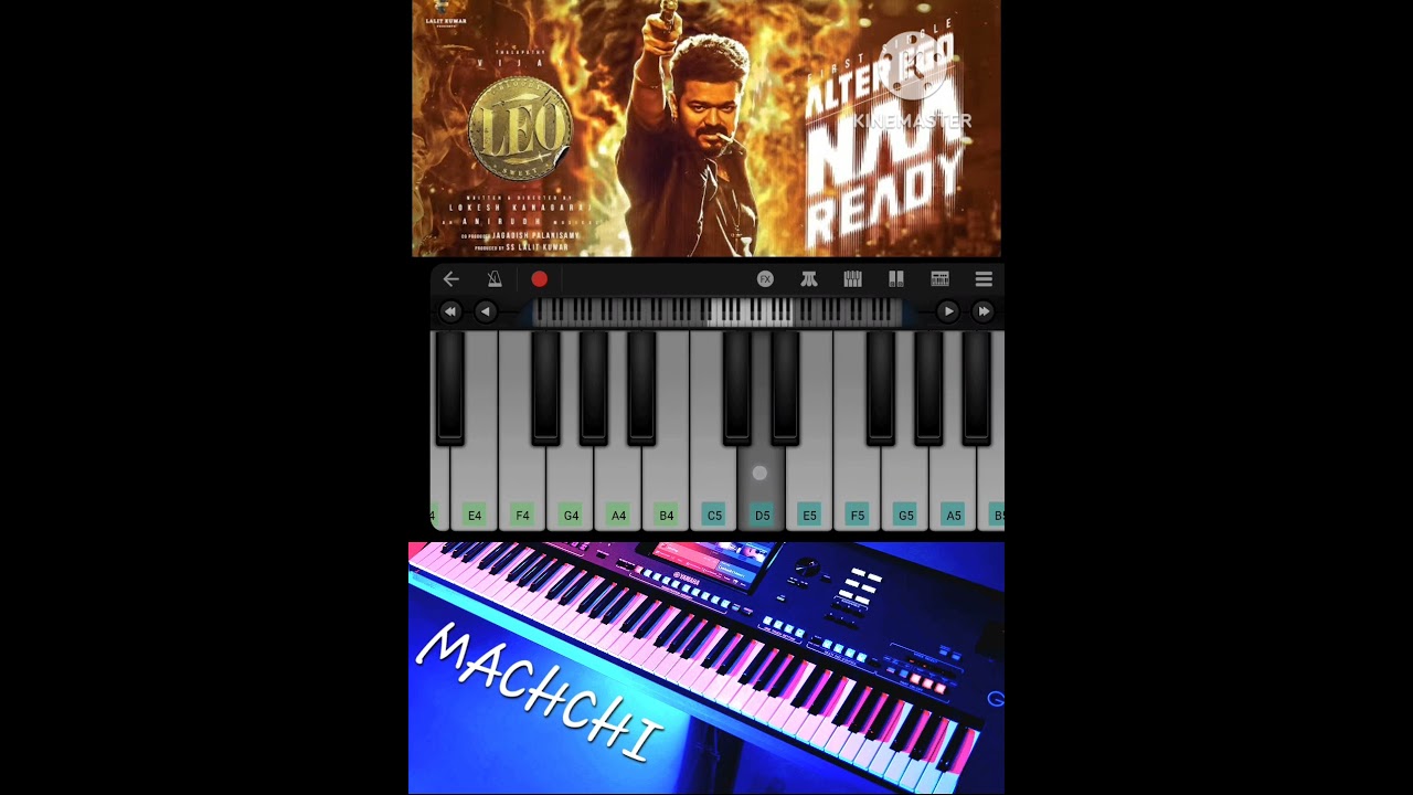 naa ready thaa song piano cover 