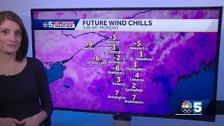 Video: Be ready for the frigid cold on Monday 1/2/22
