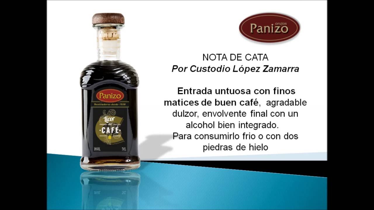 Licor de Café. Destilerías Panizo