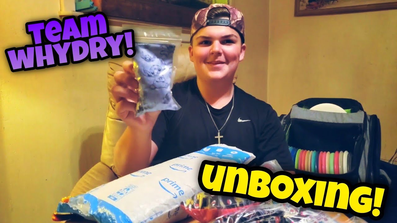 WhyDry Chalk Bags Unboxing! - Alex Ferguson Disc Golf