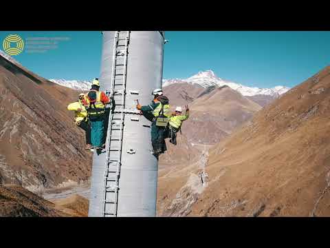 როგორ შენდებოდა კობი-გუდაურის ახალი საბაგირო გზა