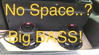 Third Row Bass! 4-DB Drive 6.5 in a Woofer Wizard Enclosure SLAMS Tahoe!