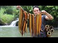 How to catch eels with a bamboo tube vang hoa