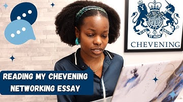 Excerpts from my award-winning Chevening Networking /Relationship Building and Shared Learning Essay