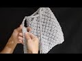 Tutorial Bolso fácil en macramé. Tutorial Easy bag in macramé. Tutoriel Easy bag en macramé.