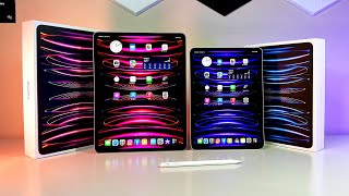 NEW Apple iPad Pro 11' & 12.9' w/ M2 Chip Unboxing & Performance Comparison | How Much Faster Is It?