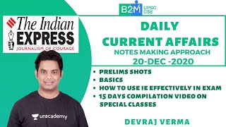 20-Dec-2020 | Daily Current Affairs |Indian Express News Paper | UPSC CSE/IAS 2021 | Devraj Verma