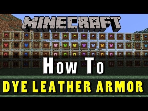 How To Dye Armor In Minecraft Xbox One Edition