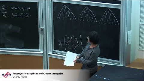 Osamu Iyama: Preprojective algebras and Cluster categories