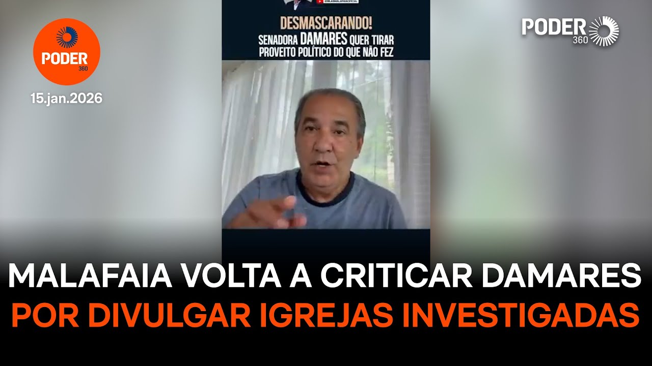 Malafaia volta a criticar Damares por divulgar igrejas investigadas