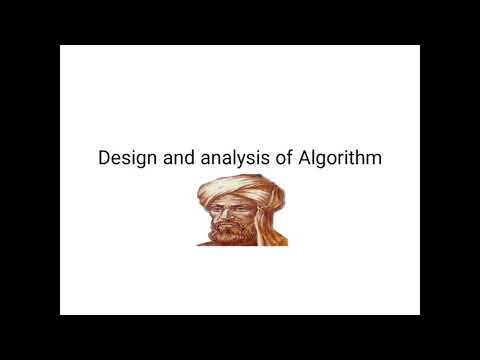 Fundamental of design and analysis of algorithm process in kannada