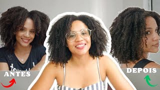 COMO TRATEI O REBOTE DO MEU CABELO? | ~ NADA funcionava ATÉ QUE EU FIZ ISSO!