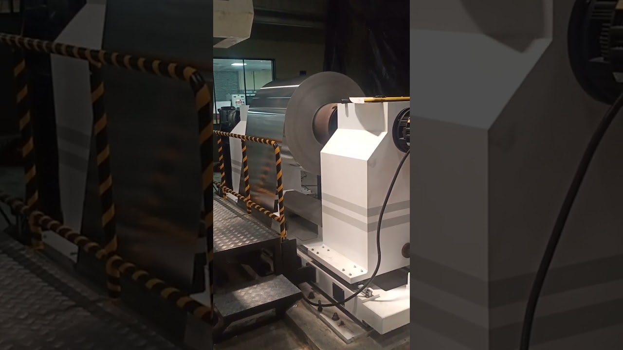 Aluminum foil Separator Cum Slitter Machine !!    MMP industries Nagpur