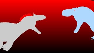 Mecha allo vs Mecha t rex (raptor rpg) (stick nodes)