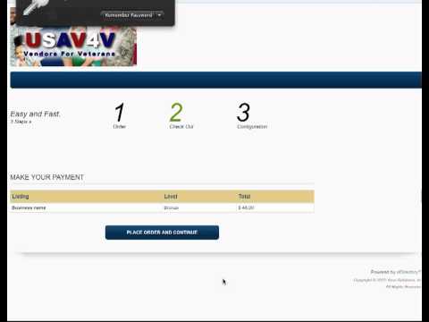 How To Set Up Your Vendor Listing
