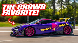 LADIES & COPS LOVE THE TACO BELL MCLAREN! + RANDY'S 1ST DRIVE IN THE GLICKENHAUS!