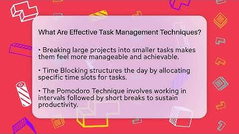 What Are Effective Task Management Techniques? - The Personal Growth Path