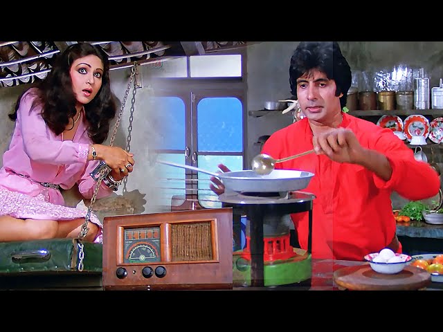 कुली अमिताभ बच्चन ऑमलेट कॉमेडी सीन : Amitabh Bachchan Coolie Comedy Scene | Hindi Comedy Scene class=