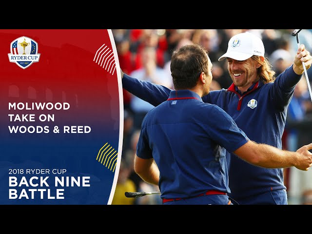 Woods & Reed vs Fleetwood & Molinari | Back Nine Battle | 2018 Ryder Cup