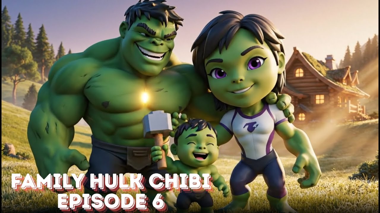 Chibi Hulk Family Ep.6 – The Beginning of the Smash Family | 3D Animation for Kids