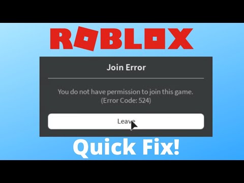 Join Error Code 524 Roblox Private Server Fix