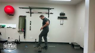 Toe Touch Toes Down: Hamstring Flexibility & Hip Hinge