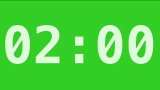 2 Minute Timer Free Green Screen Effect