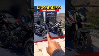 Bajaj Pulsar NS400Z vs Pulsar NS200 - What’s Different? | BikeWale #shorts