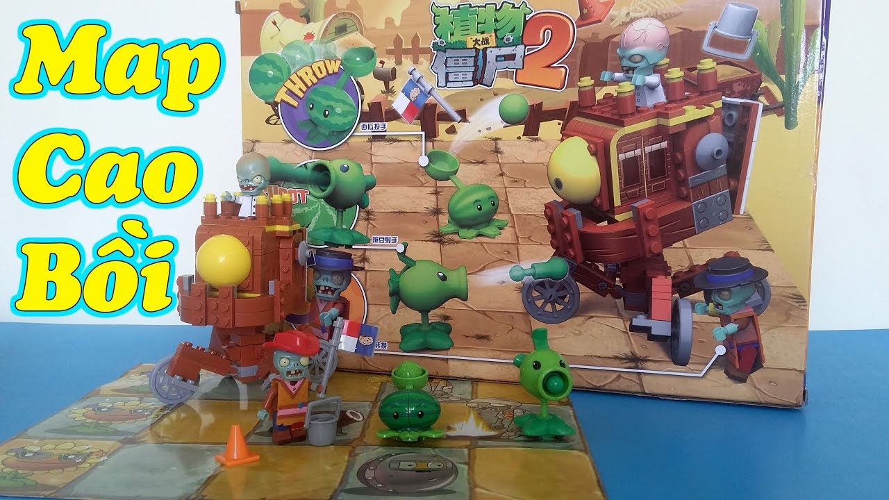 ⁣Đồ Chơi Lego Plants vs Zombies 2 - Bản Cao Bồi Đại Chiến Boss